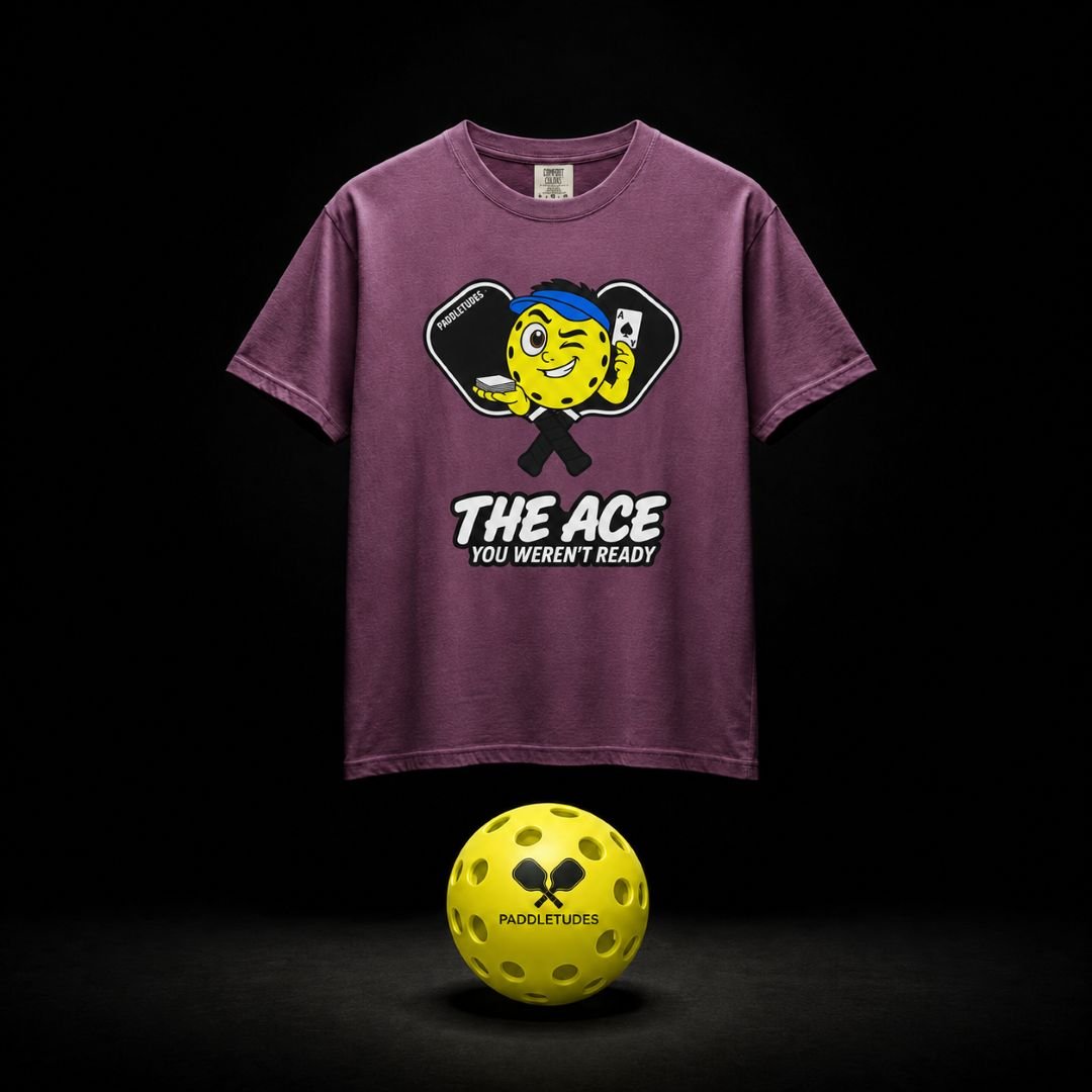 The Ace funny pickleball shirt Comfort Colors 1717 pickleball gift