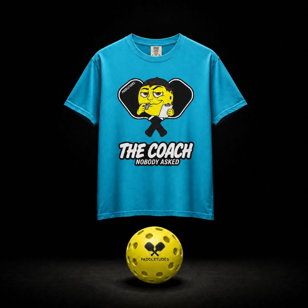 The Coach funny pickleball shirt Comfort Colors 1717 pickleball gift