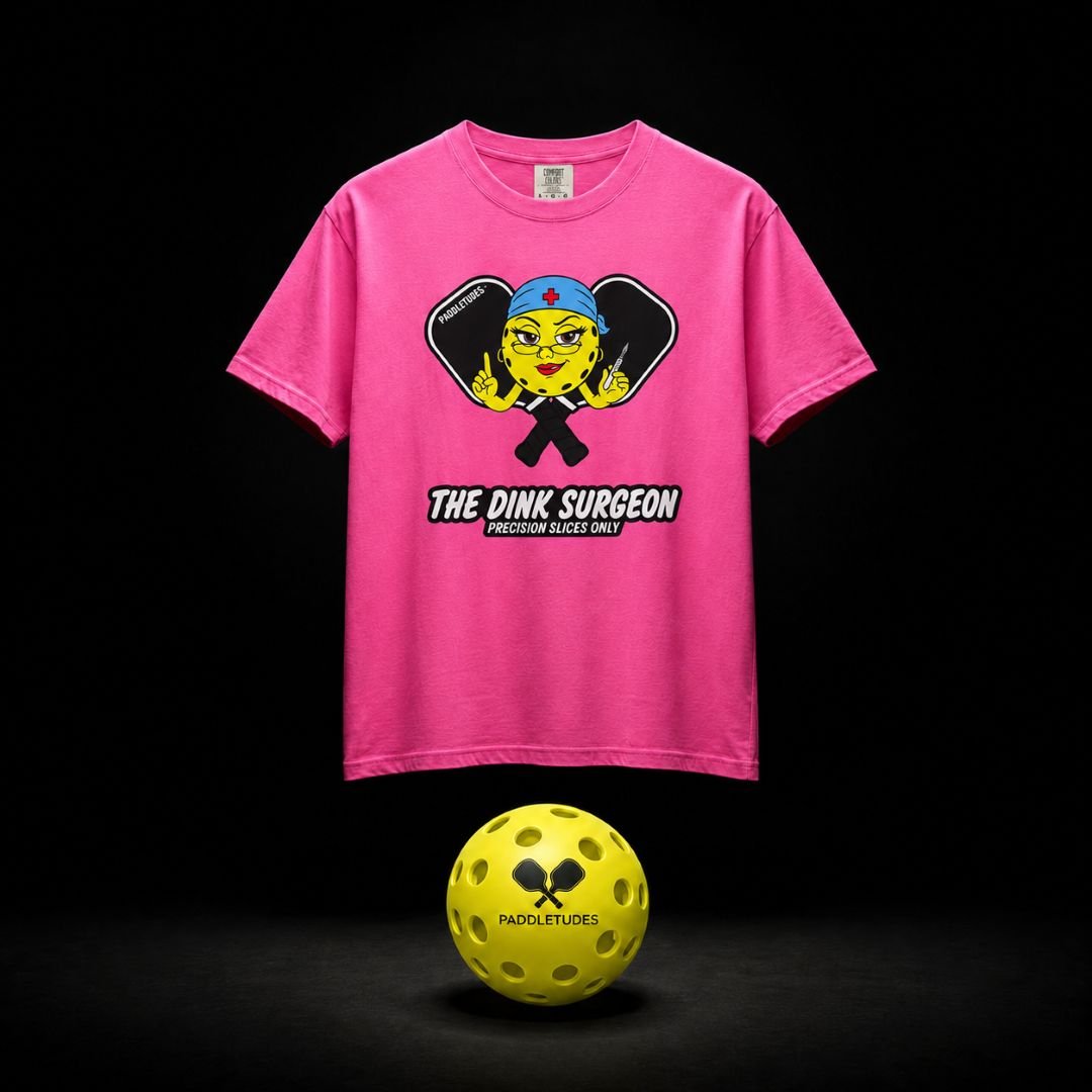 The Dink Surgeon funny pickleball dink shirt Comfort Colors 1717 pickleball gift