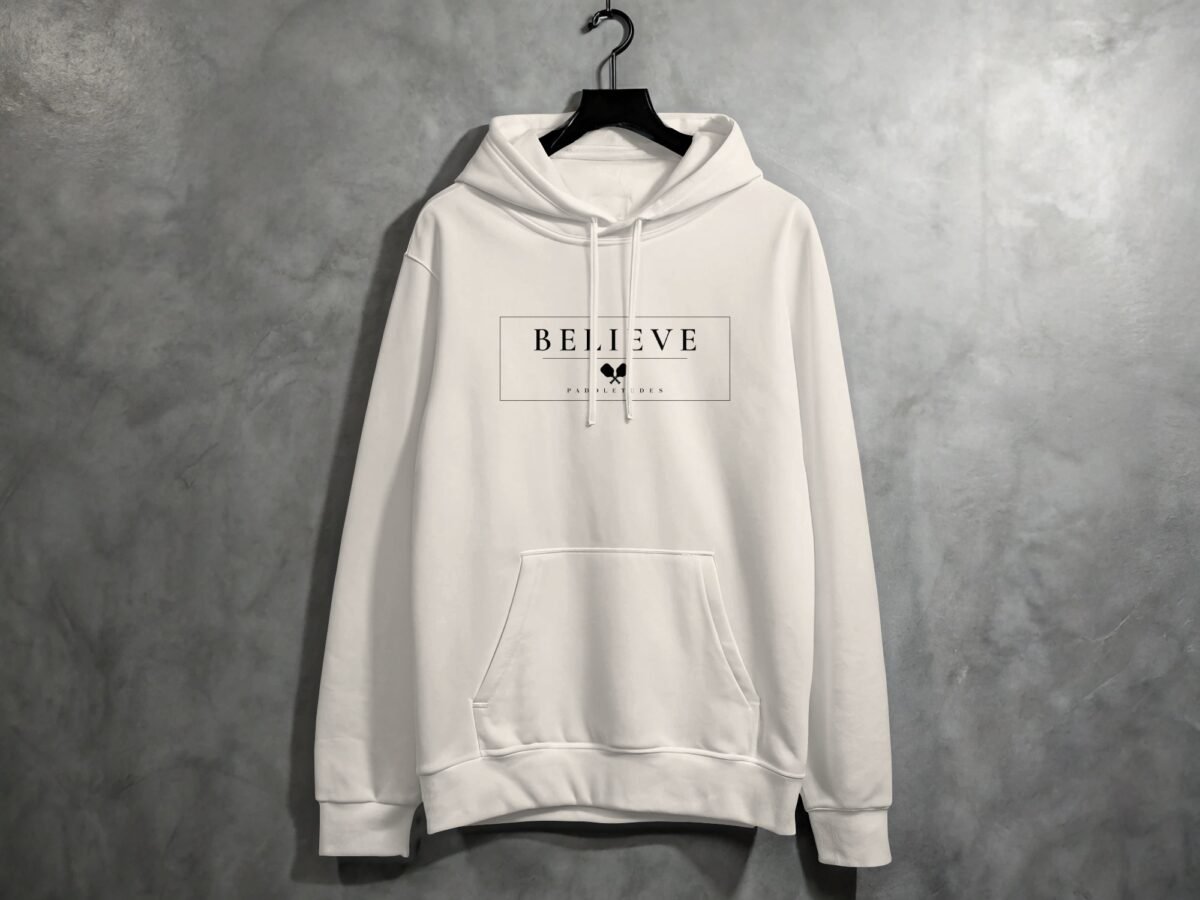 Believe Pickleball Hoodie — Pickleball Hoodie on Lane Seven LS14001