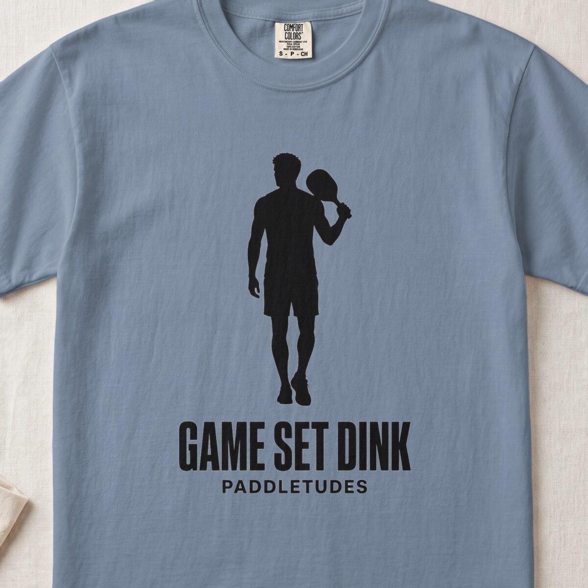 Game Set Dink — Funny Pickleball Attitude Shirt on Comfort Colors 1717
