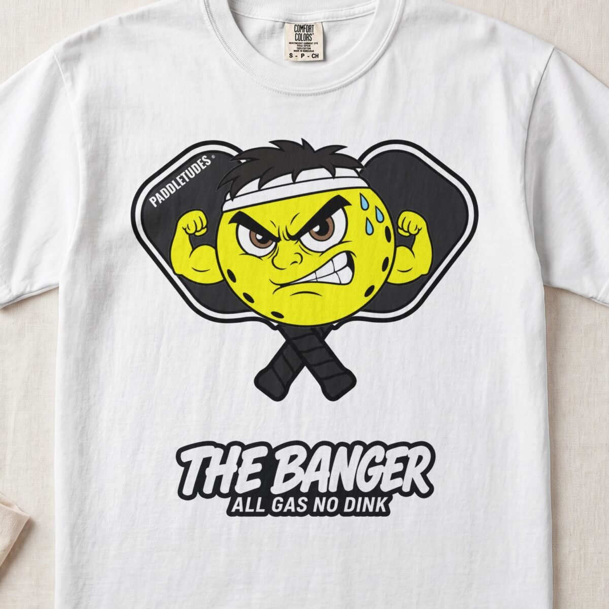The Banger – Pickleball Personality — Funny Pickleball Attitude Shirt on Comfort Colors 1717