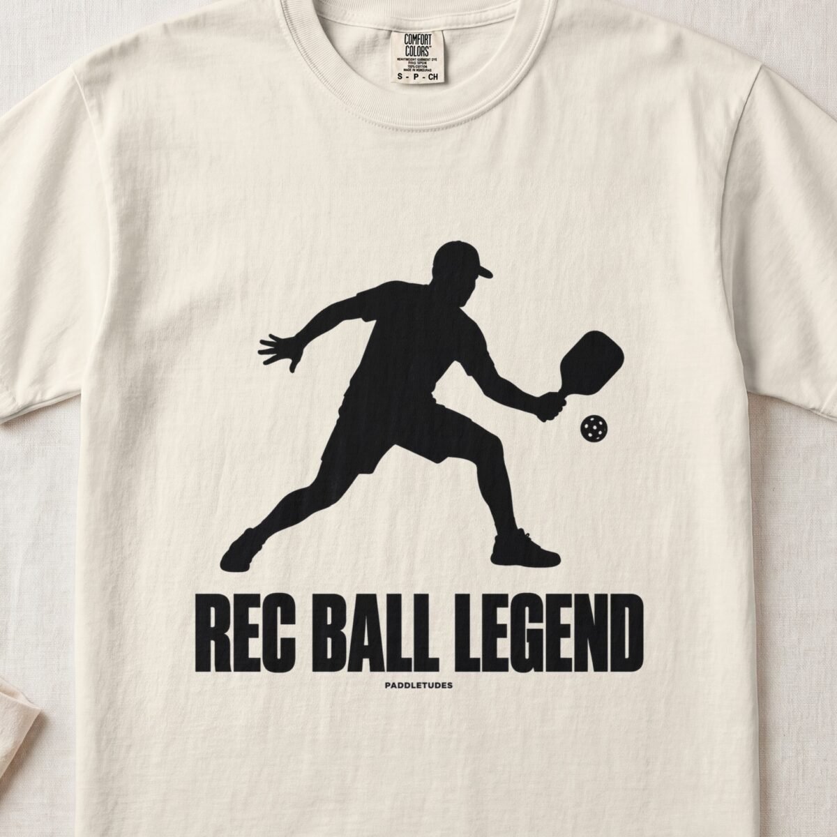 Rec Ball Legend — Funny Pickleball Attitude Shirt on Comfort Colors 1717