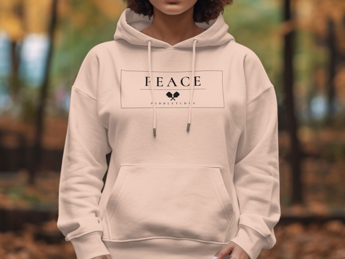 Peace Pickleball Hoodie — Pickleball Hoodie on Lane Seven LS14001