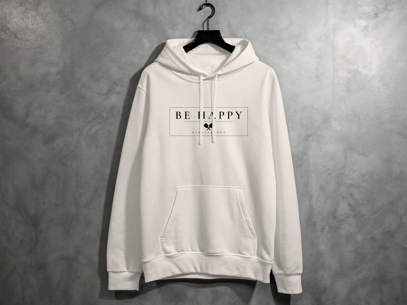 Be Happy Pickleball Hoodie — Pickleball Hoodie on Lane Seven LS14001 — View 5