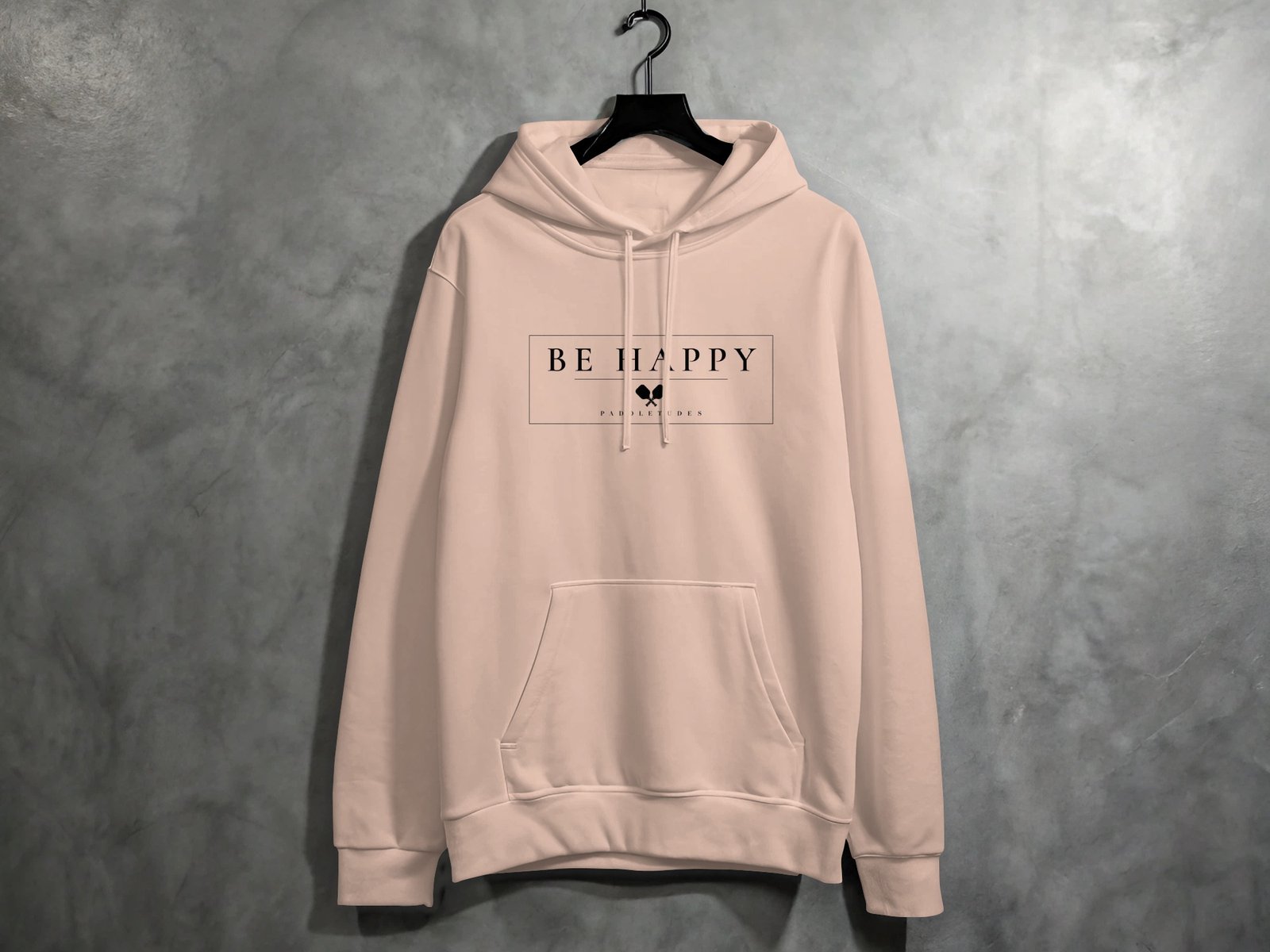 Be Happy Pickleball Hoodie — Pickleball Hoodie on Lane Seven LS14001 — View 6