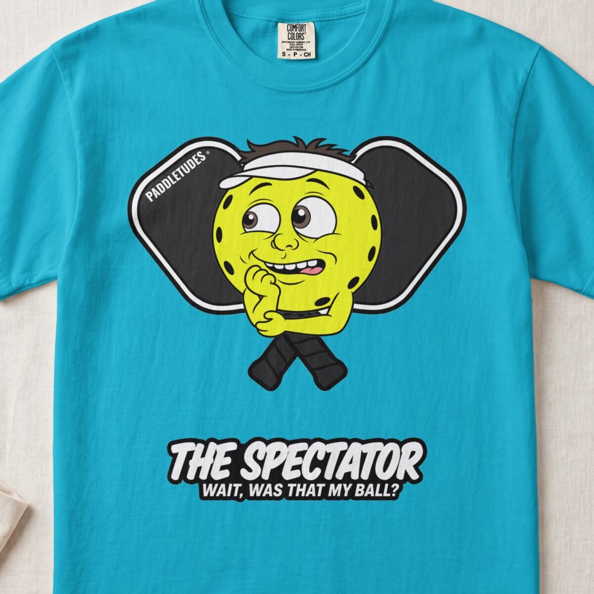 The Spectator – Pickleball Personality — Funny Pickleball Attitude Shirt on Comfort Colors 1717