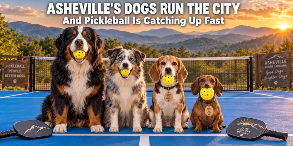 Asheville’s Dogs Run the City and Pickleball Is Catching Up Fast
