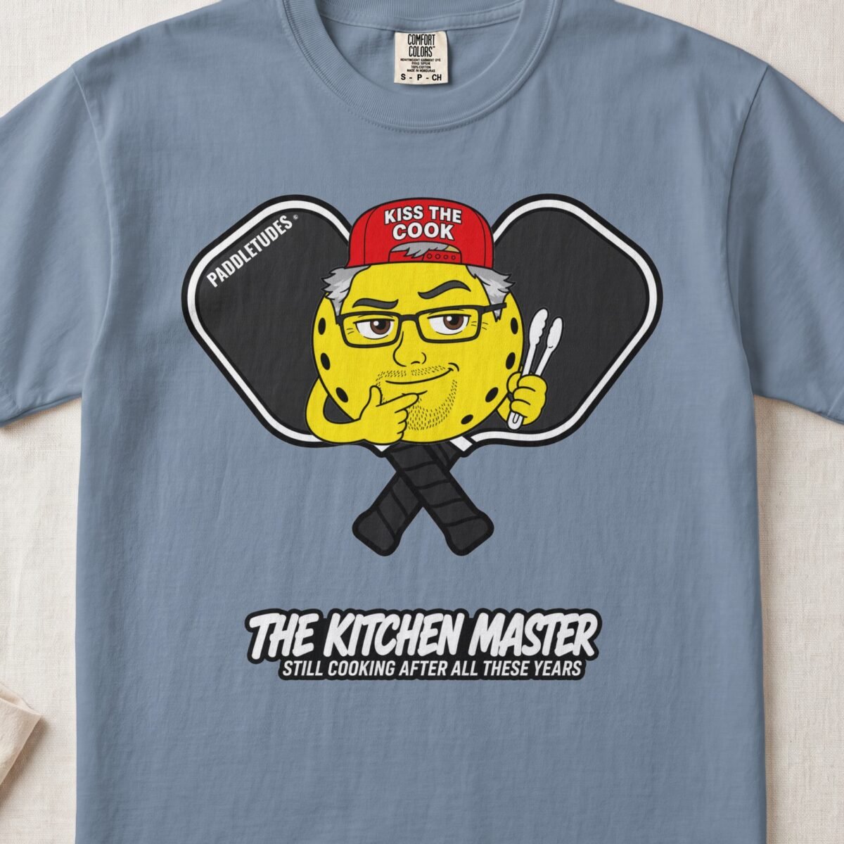 The Kitchen Master – Pickleball Personality — Funny Pickleball Attitude Shirt on Comfort Colors 1717