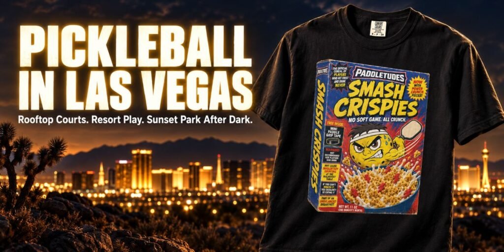 Pickleball in Las Vegas: Rooftop Courts, Resort Play, and Sunset Park After Dark