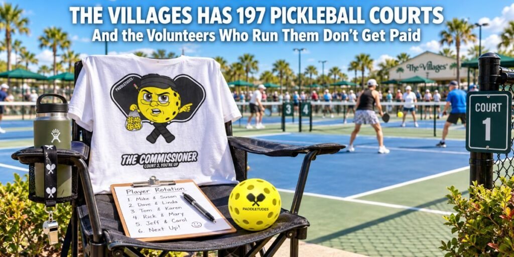 The Villages Has 197 Pickleball Courts and the Volunteers Who Run Them Don’t Get Paid