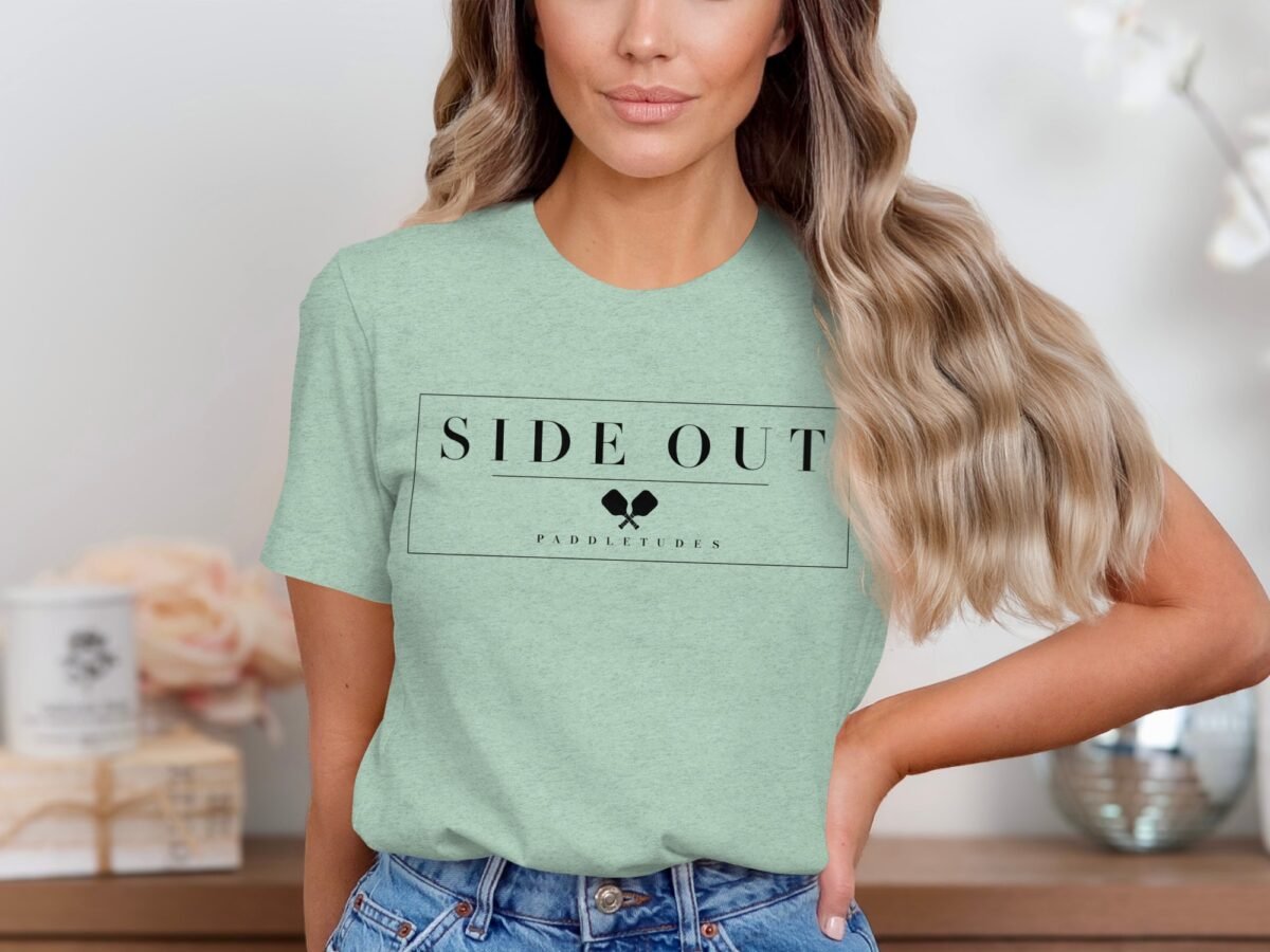 Side Out Pickleball — Signature Pickleball Tee on Bella+Canvas 3001