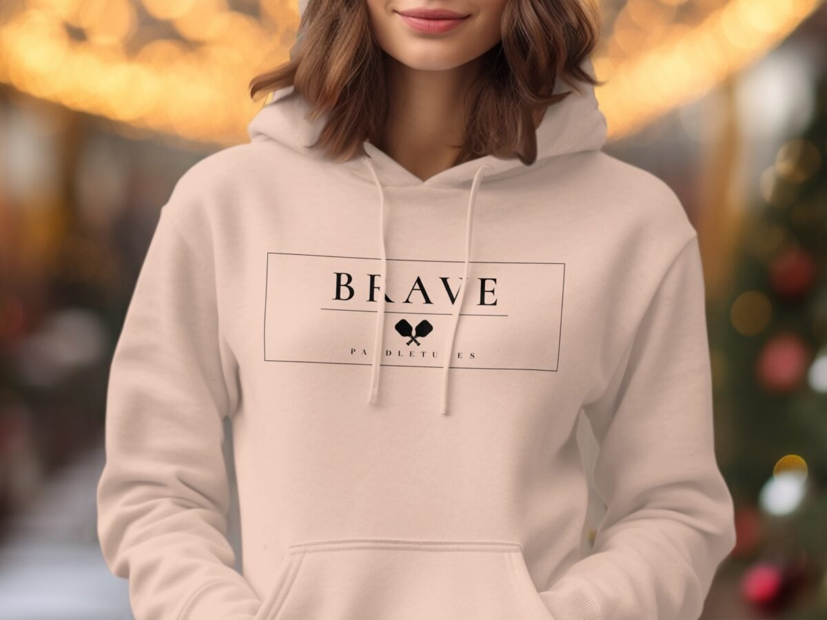 Brave Pickleball Hoodie — Pickleball Hoodie on Lane Seven LS14001