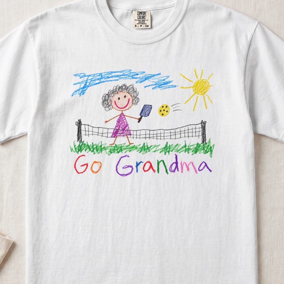 Go Grandma — Little Hands Tee on Comfort Colors 1717