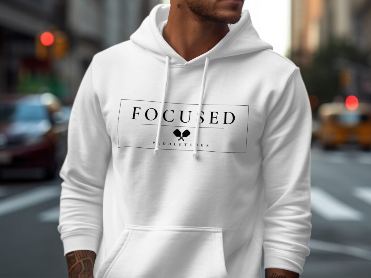 Focused Pickleball Hoodie — Pickleball Hoodie on Lane Seven LS14001