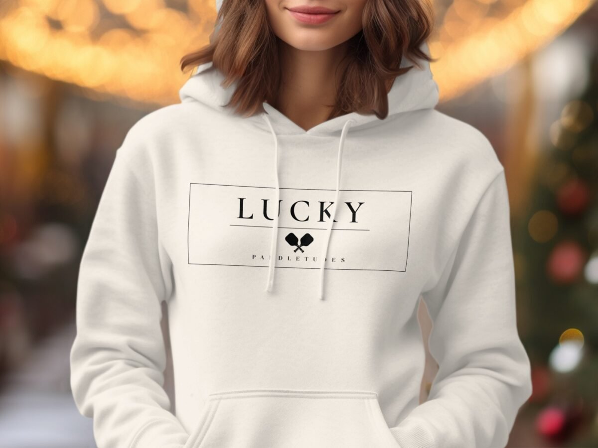 Lucky Pickleball Hoodie — Pickleball Hoodie on Lane Seven LS14001